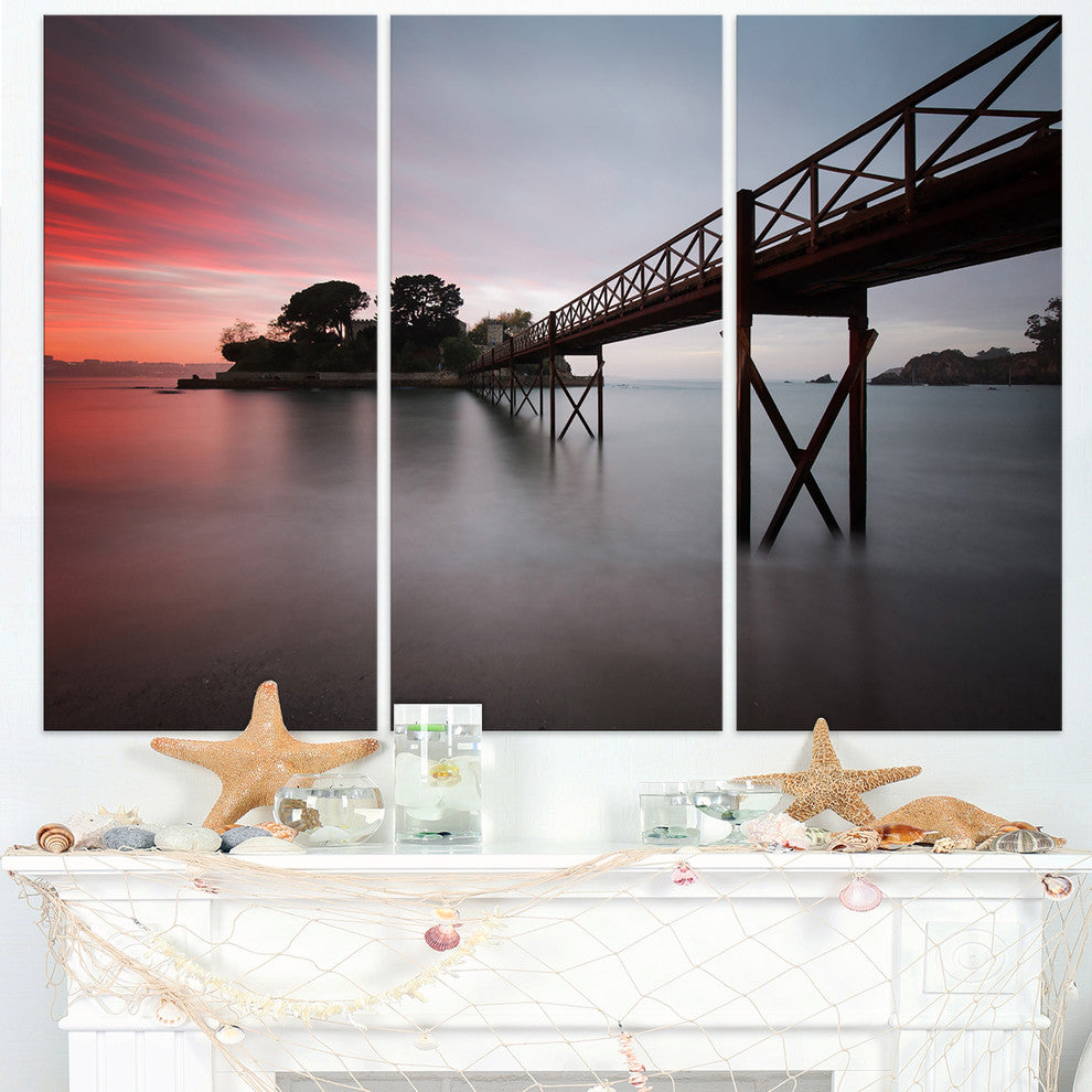 "Santa Cruz Island Spain" Photo Canvas Art Print, 3 Panels, 36"x28"