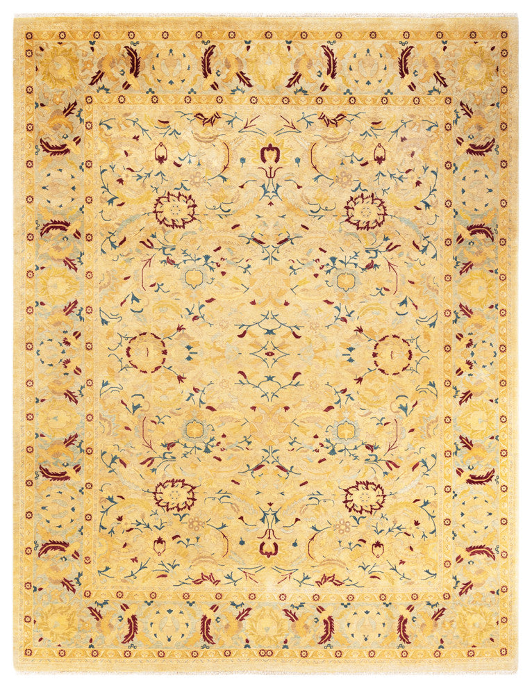 Mogul, One-of-a-Kind Hand-Knotted Area Rug Ivory, 8' 0" x 10' 4"
