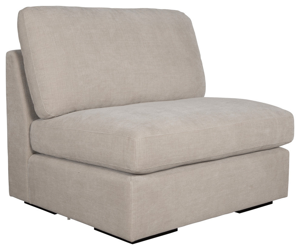 Uttermost Refuge Armless Sand Sofa