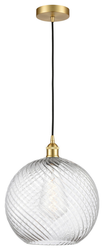 Innovations 616-1P-SG-G1214-12 1-Light Mini Pendant, Satin Gold
