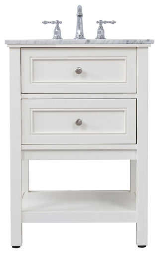 Matilda 24" Single Bathroom Vanity Set, White
