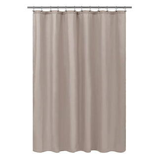 Extra Long Shower Curtain Liner Plastic 71W x 79H, Taupe