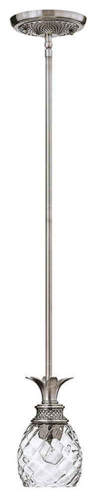 Hinkley Plantation Extra Small Pendant, Polished Antique Nickel