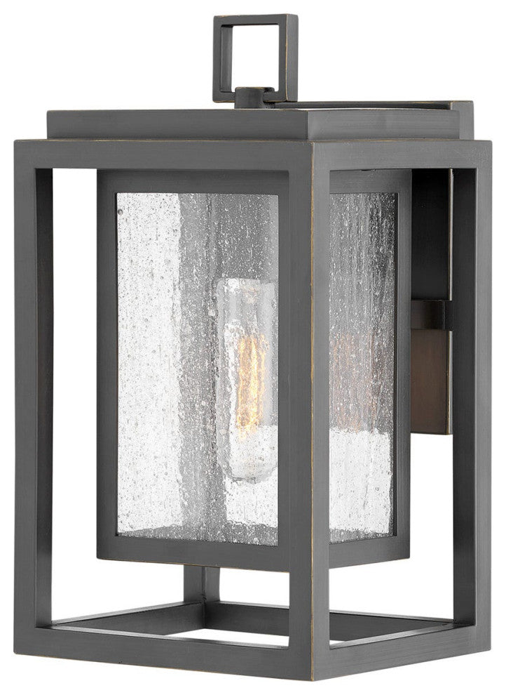 Hinkley 12" Republic Small Outdoor Wall Mount Lantern, Oil-Rubbed Bronze