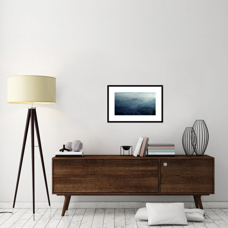 "Land Of Fog" Framed Digital Print by Rudi Gunawan, 30"x20"