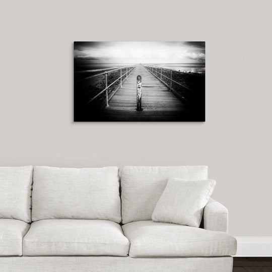 "Port Germein Jetty" Wrapped Canvas Art Print, 36"x22"x1.5"