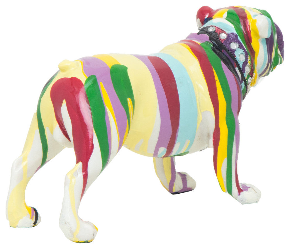 Interior Illusions Plus Graffiti Bulldog, 10" Long