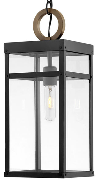 Hinkley Lighting 2802-LL Porter 1 Light 8"W Lisa McDennon Open - Black /