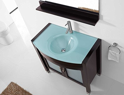 Ava 36" Single Bathroom Vanity Set, Espresso