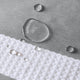 Madison Park Spa Waffle Shower Curtain With 3M Treatment