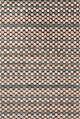 Allie Geometric Circles Contemporary Area Rug, 8'x10'