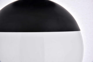 Elegant Lighting LD6056 Eclipse 12"W Semi-Flush Globe Ceiling - Brass