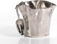 12" Diameter Aluminum Ice Bucket with Scoop