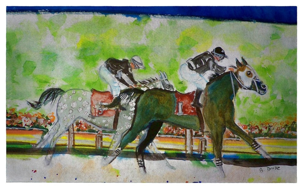 Betsy Drake Close Race Door Mat 30x50