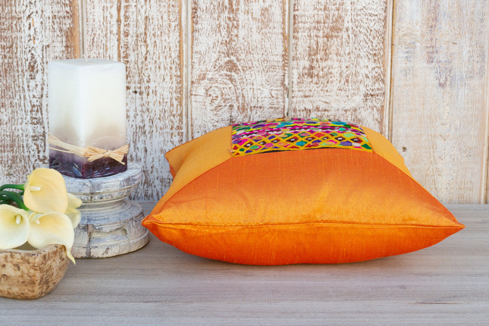 Anaya Indian Silk Decorative Pillow