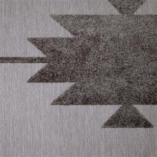 Leick Home 596692 Tegan Southwestern Indoor Outdoor Area Rug Rectangle 6'7"x9'6"