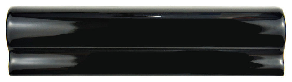 Santorini London Nero Ceramic Wall Trim