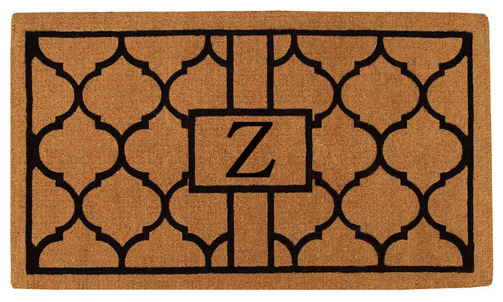 Pantera Monogram Doormat, Extra-Thick 18"x30", Letter Z