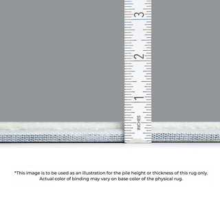 Premium Machine Washable Mayfield AMF680 Gray 2'3" x 7'6" Runner Rug