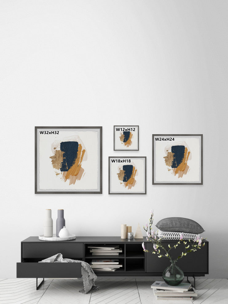 "Striking Combination" Framed Painting Print, 32x32