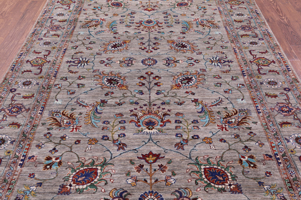 Persian Tabriz Handmade Wool Rug 7' 0" X 9' 8" Q9884