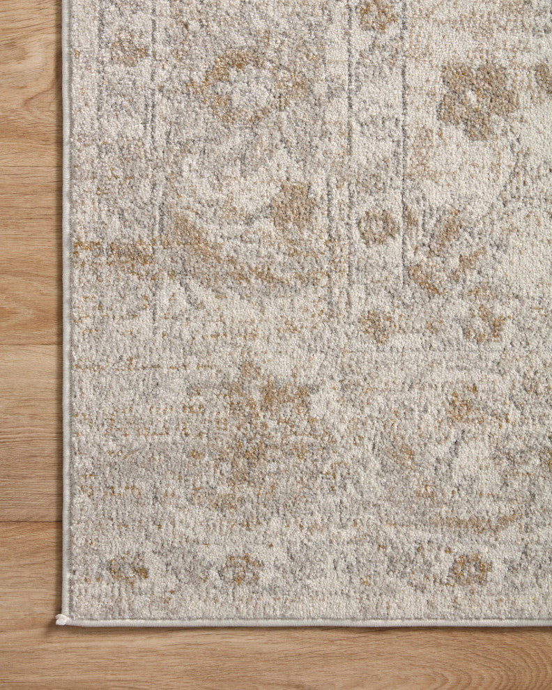 Loloi II Odette Ivory / Beige 18" x 18" Sample Rug