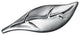 Large Smooth Leaf Pull, Satin