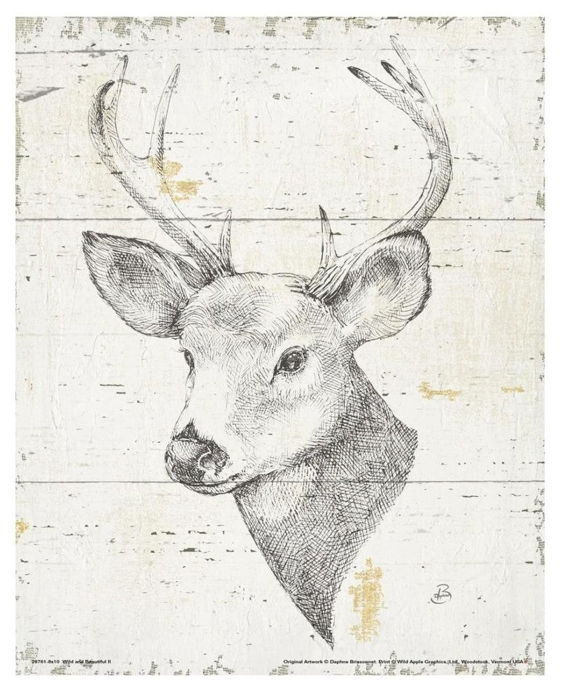 "Wild and Beautiful II" Digital Paper Print by Daphne Brissonnet, 22"x26"
