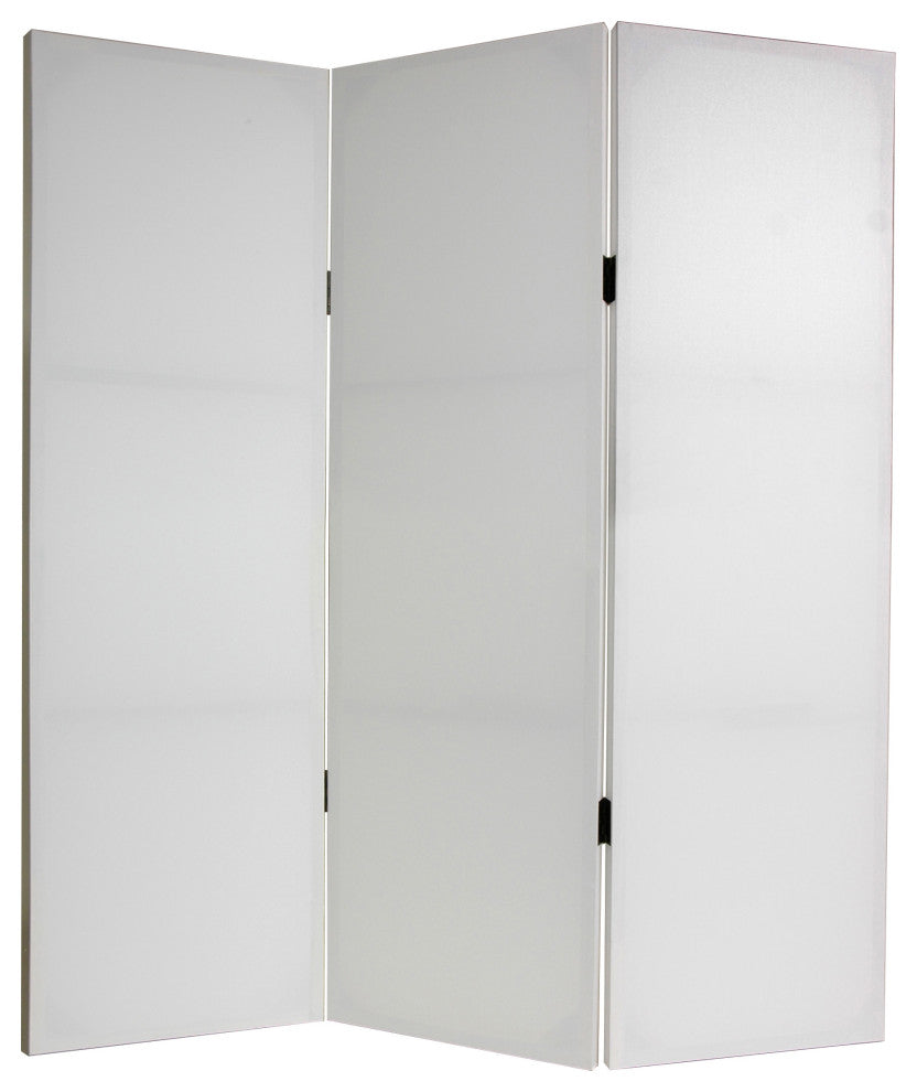 4' Tall Do It Yourself Canvas Room Divider, 3 Panels