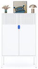 Metal Storage Locker Cabinet With Adjustable Shelves White