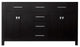 Caroline 60" Double Bathroom Vanity Cabinet, Espresso