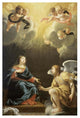 "Annunciation" Digital Paper Print by Simon Vouet, 17"x24"