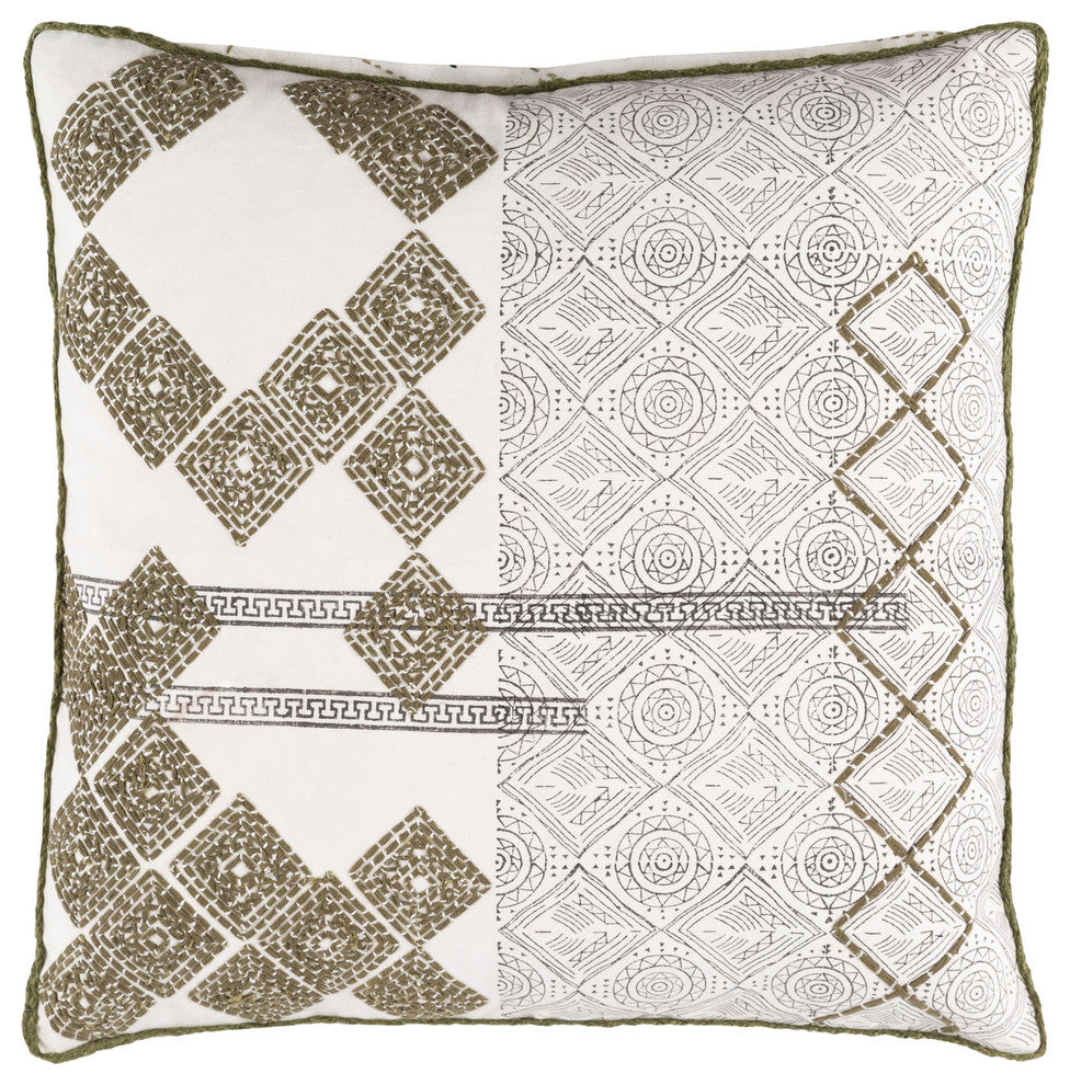 Jubba Pillow 18x18x4, Down Fill