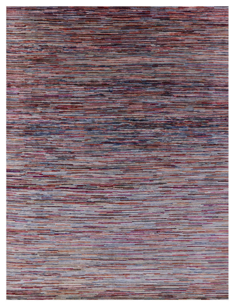 8' 10" X 11' 11" Persian Gabbeh Hand Knotted Wool Rug Q8605
