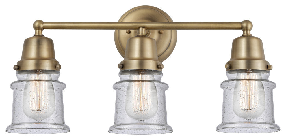 Innovations 623-3W-BB-G184S 3 Light 22" Bath Vanity Light, Brushed Brass