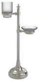 Vanity Top Multi-Accessory Ring Stand, Satin Nickel