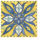 "Tuscan Sun Tile II Color" Digital Paper Print by Anne Tavoletti, 20"x20"
