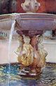 John Singer Sargent Spanish Fountain, 18"x27" Wall Decal