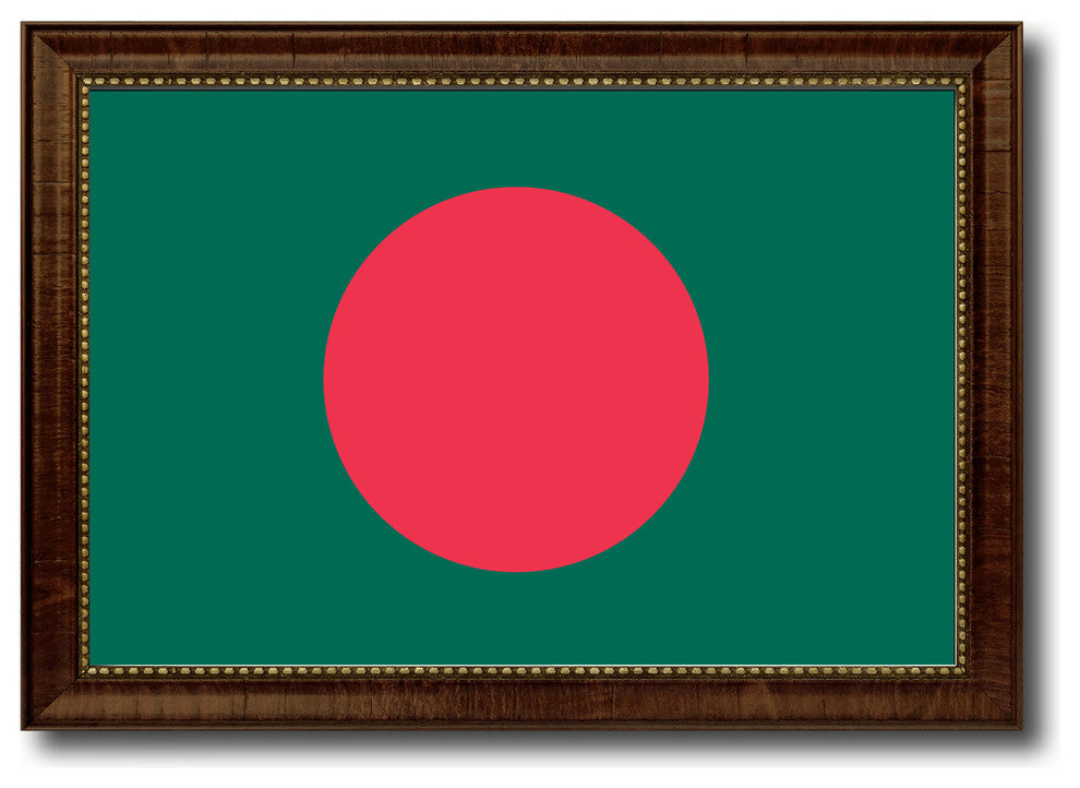 Bangladesh Country Flag Canvas Print, 27"x39"