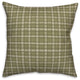 Green Multi Plaid 18x18 Spun Poly Pillow