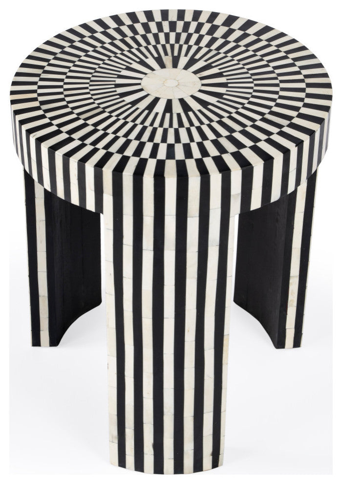 Rimma Bone Inlay Side Table