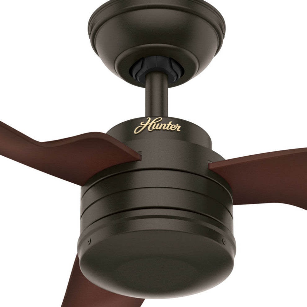Hunter 52" Cabo Frio New Bronze Ceiling Fan With Wall Control