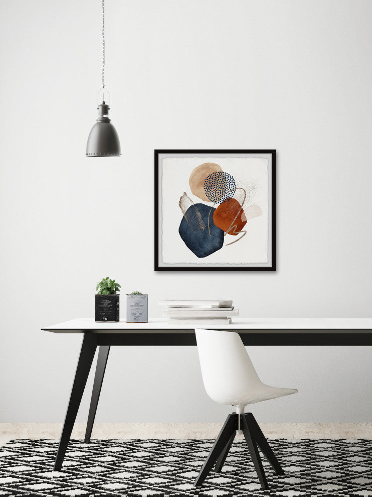 "Invisible Bridge" Framed Painting Print, 32x32