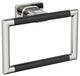 Esquire Contemporary Towel Ring, Polished Nickel/Black Bronze