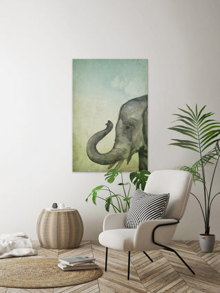 "I'm All Trunk" Painting Print on Wrapped Canvas, 30"x45"