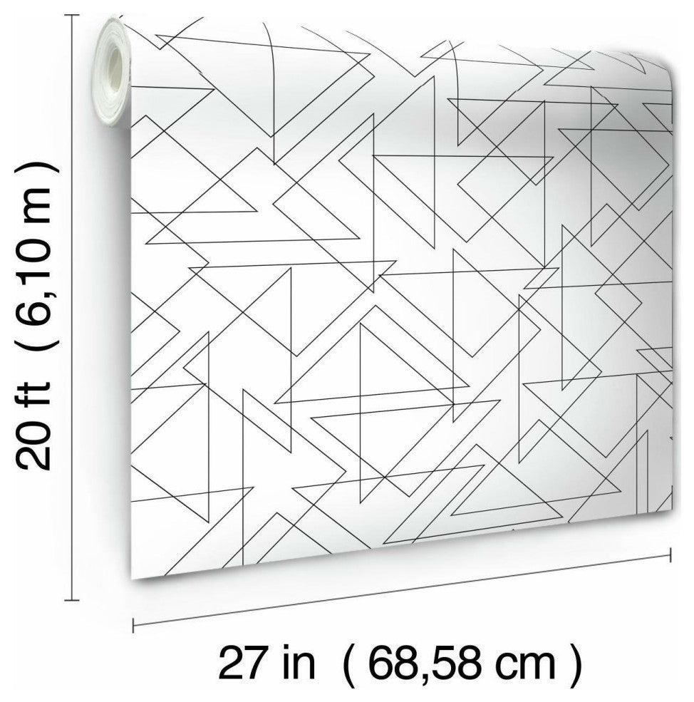 Triangulation Peel and Stick Wallpaper