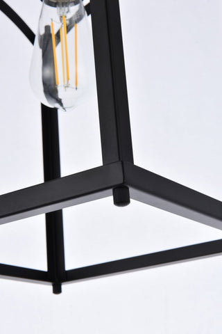 Judy 1-Light Flush Mount, Black
