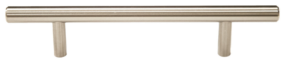 Mascot Hardware 3" Center Solid Steel Bar Pull , Satin Nickel Finish - Set of 10