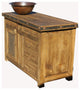 Rustic Bathroom Vanity Flora Laminosa One Door, 36"x22"x36", Right Side Drawers