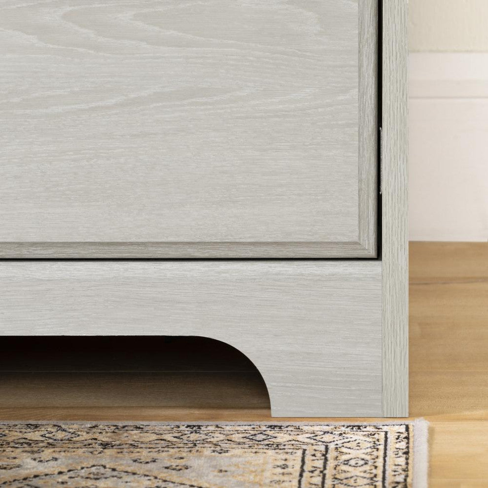 Versa Computer Desk with Hutch, Winter Oak